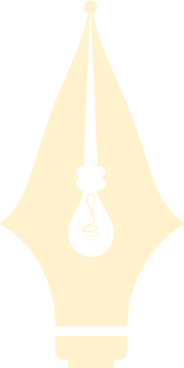 Logo Scribblea - une pointe de plume qui contient une ampoule